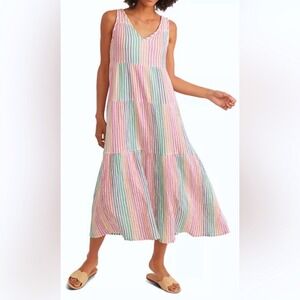 Marine Layer Multicolor Striped Maxi Dress